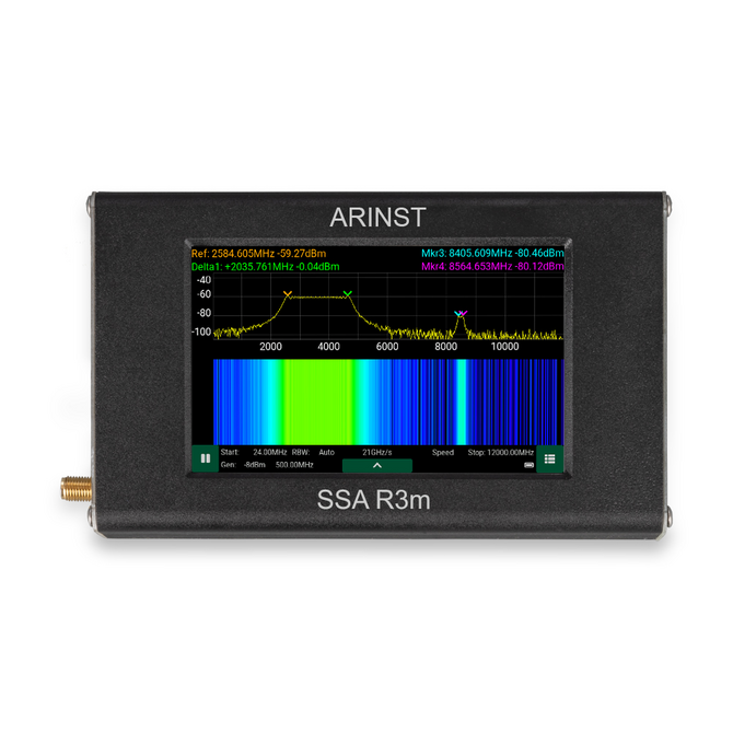 Arinst SSA R3m портативный анализатор спектра, 140МГц - 7ГГц 2