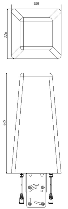 Антенна PicoCell AL-600/4200-9 MIMO 0