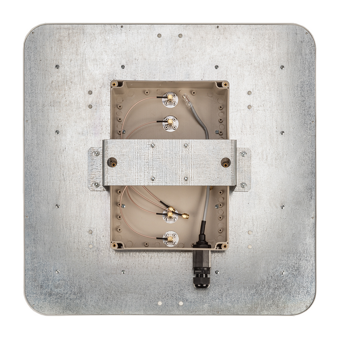 Панельная 4G MIMO 4x4 антенна 18 дБи KROKS KAA18-1700/2700-4x4 BOX 3