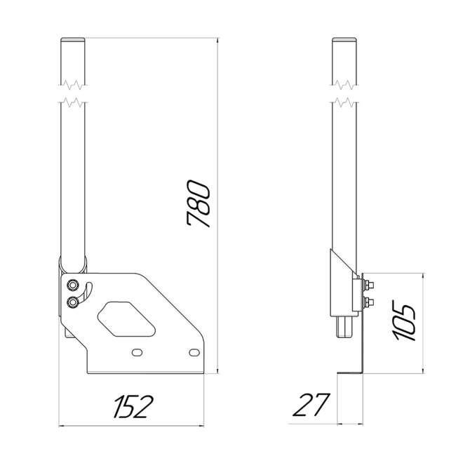 Всенаправленная (круговая) 10 дБи 4G/WiFi антенна KC10-2300/2700 Белая 4